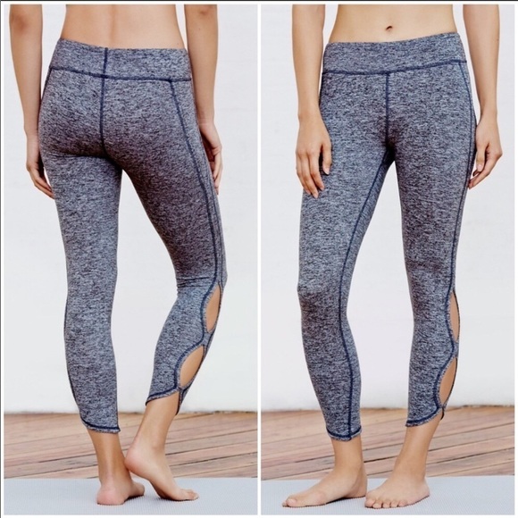 NEW Free People Infinity High Rise Ankle Cutout Women’s Workout Leggings Sz S - Picture 9 of 9